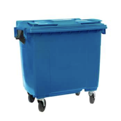 Conteneur à déchets 770 l bleu